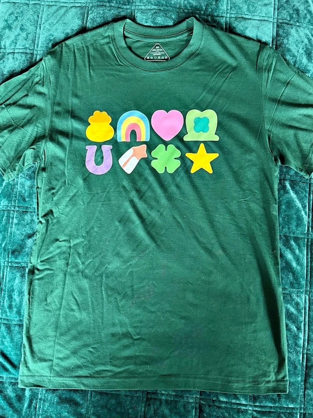 Lucky Charms Graphic Short Sleeve Tee in Green Like New never worn.